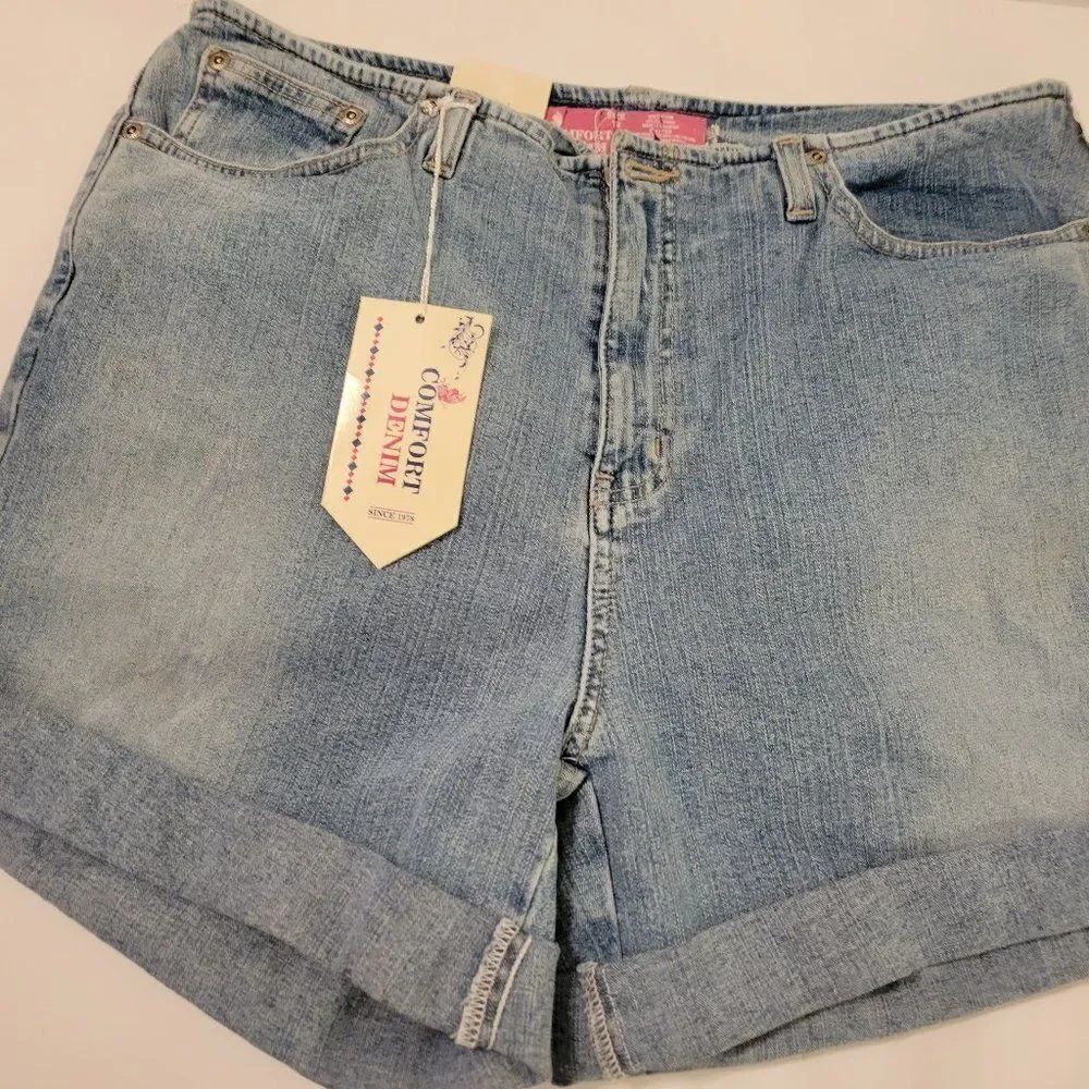 BRAND NEW COMFORT DENIM SHORT - Picture 2 of 16